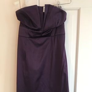 Short Purple Cocktail Dress